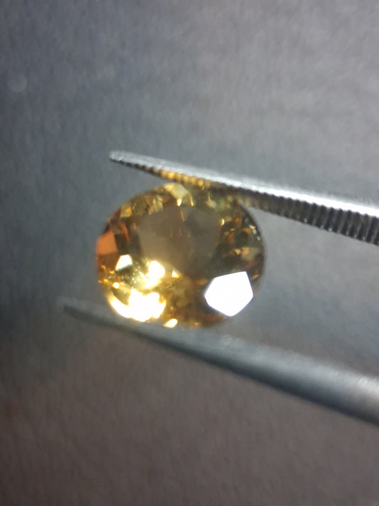 Citrino Naturale – Taglio Rotondo Sfaccettato Giallo 8x 8 mm | Pietra Sciolta 1.720 ct