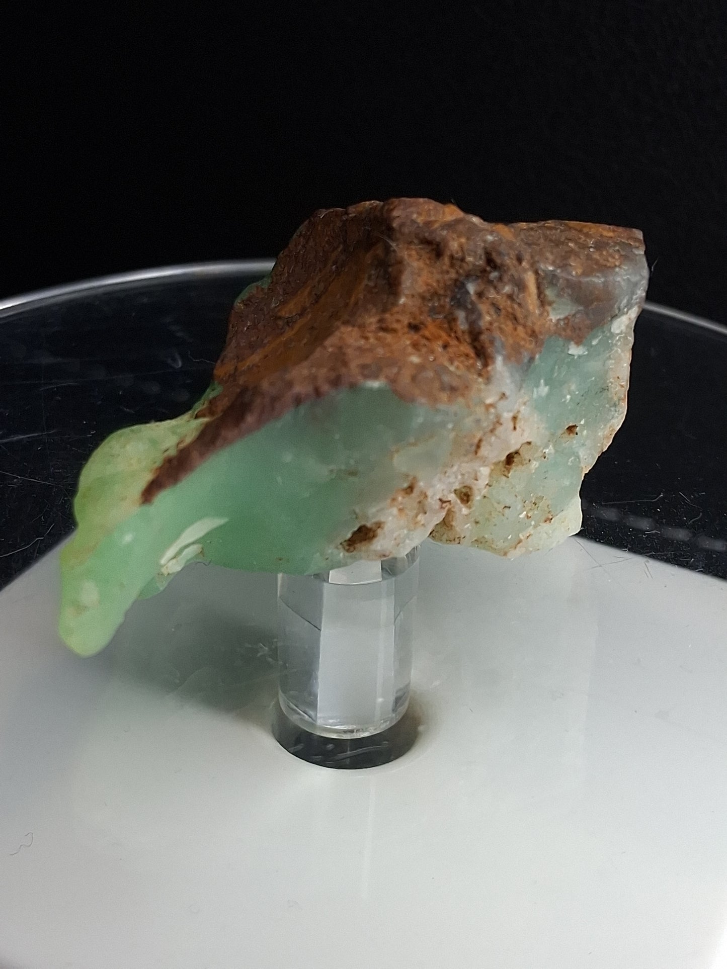 Chrysoprase naturelle brute d'Afrique – 110,31 ct – Spécimen de taille et de collection
