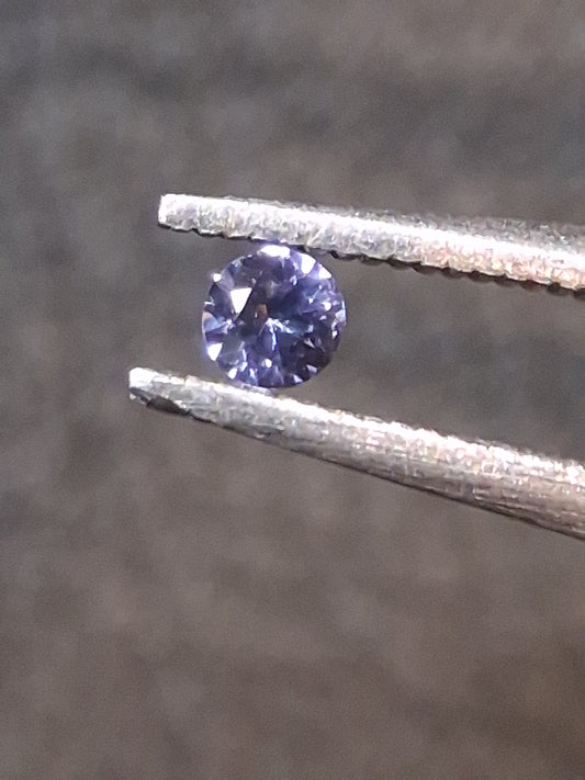 Tanzanite Naturelle 0.033 ct Taille Ronde Brillante 2.0 mm | Tanzanie