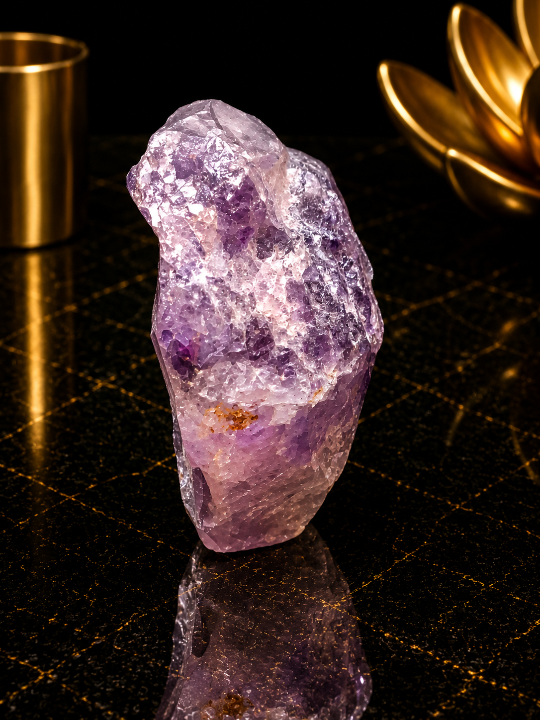 Natural Rough Amethyst Crystal – 62 g – 5.5 cm - purple