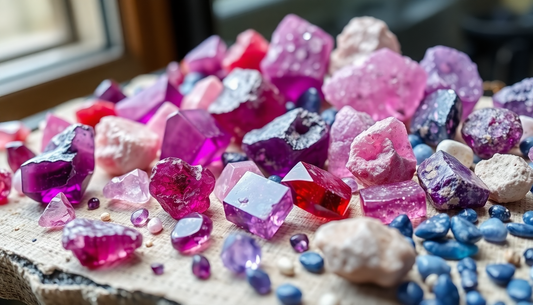 Unlocking the Mysteries of World-Class Rough Gemstones: A Deep Dive into the Allure of Red Amethyst and Blue Gemstones