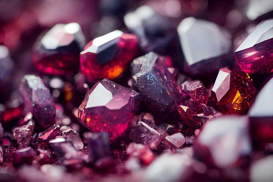 Garnet is January's traditional and modern birthstone