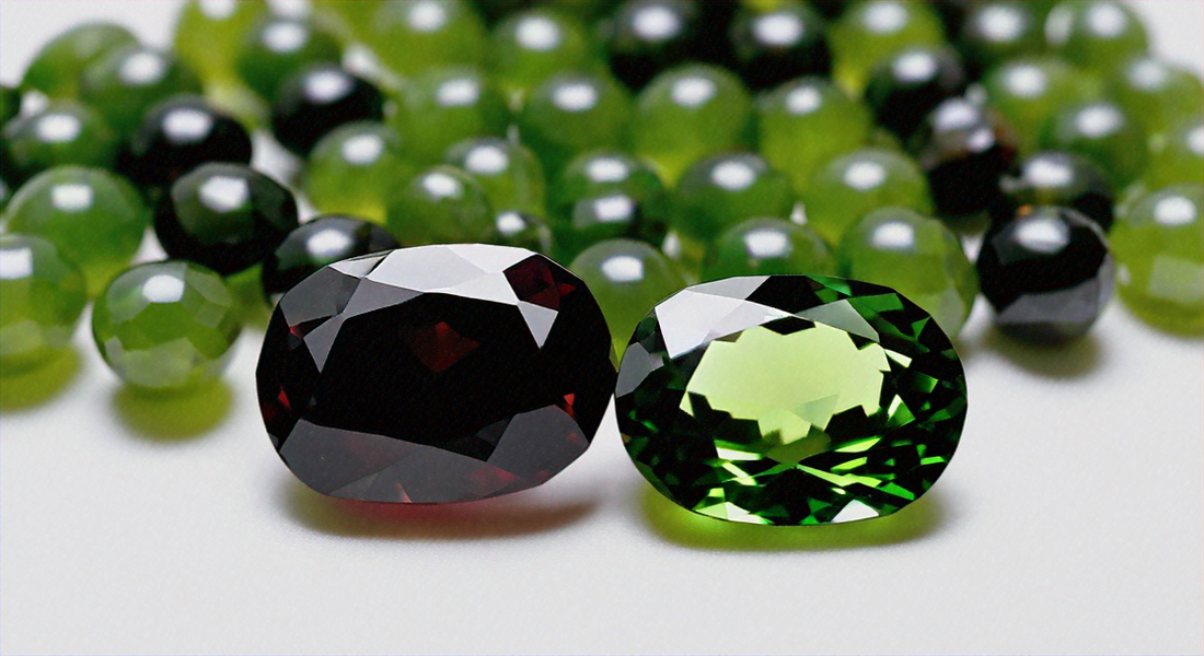 Unveiling the Spiritual Power of Green and Black Garnet: A Comprehensive Guide to Their Differences