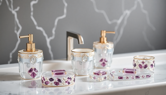 Elevate Your Space: The Ultimate Guide to Luxury Gemstone Bathroom Accessories