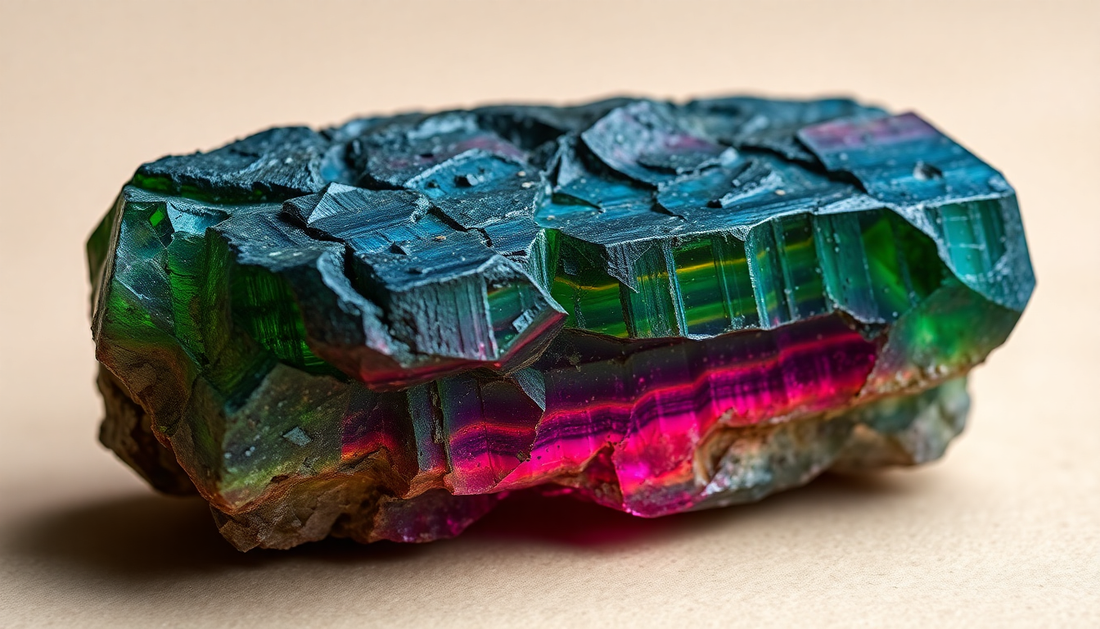 Unveiling the Allure of Rough Tourmaline: Exploring the Captivating Relationship Between Color and Origin