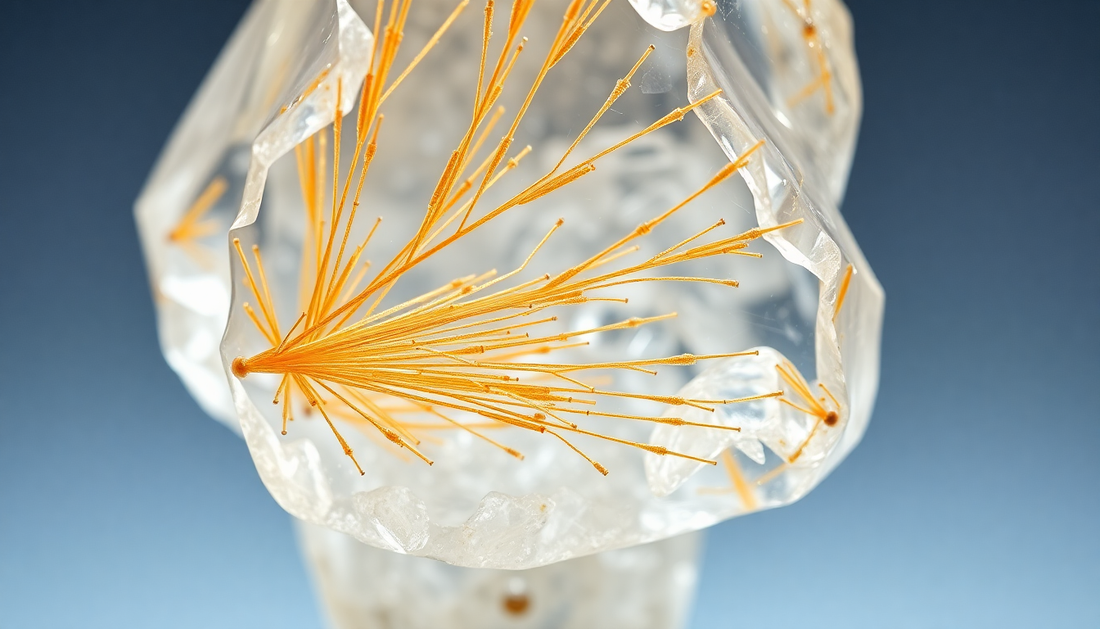 Fake Rutile Geode How to Spot Fake Rutilated Quartz
