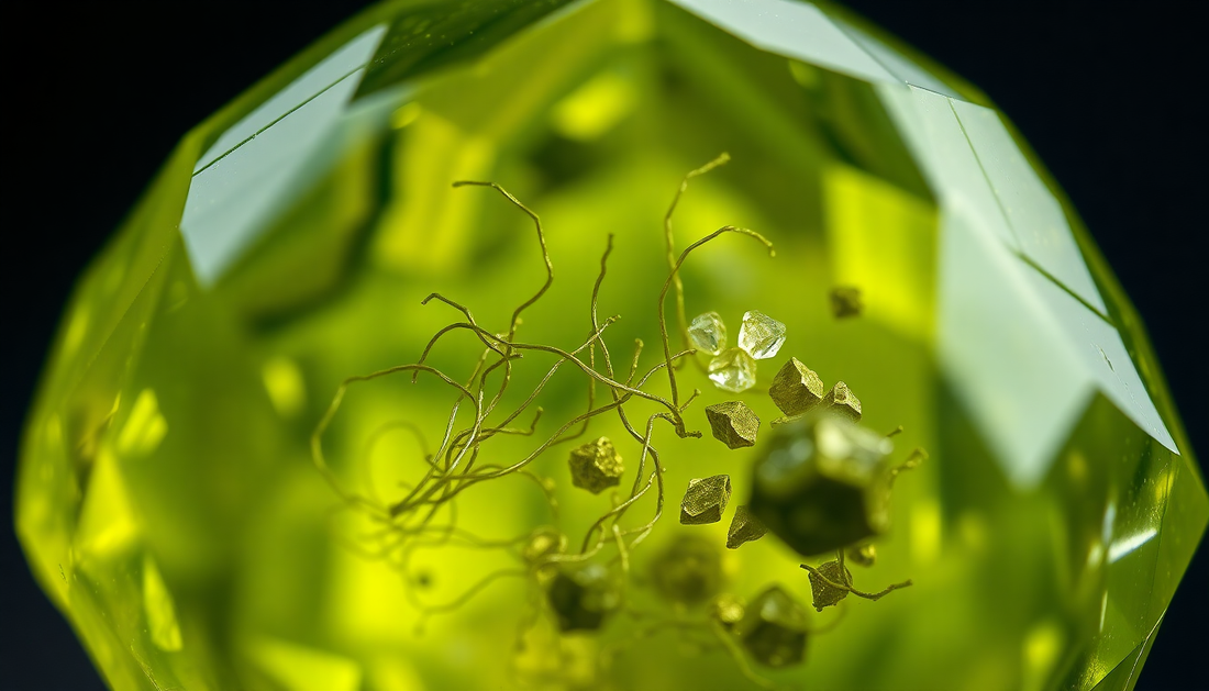 Unveiling the Hidden Beauty: Mineral Inclusions in Peridot