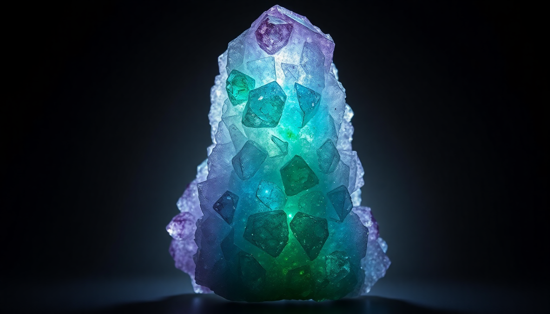 Uncovering the Captivating Druzy Sides of a Fluorite Tower