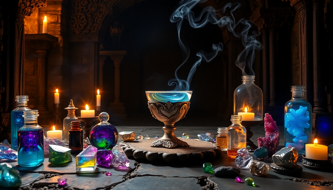 Unlocking the Synergy of Gemstones, Essential Oils, and Elixirs for Spiritual Awakening