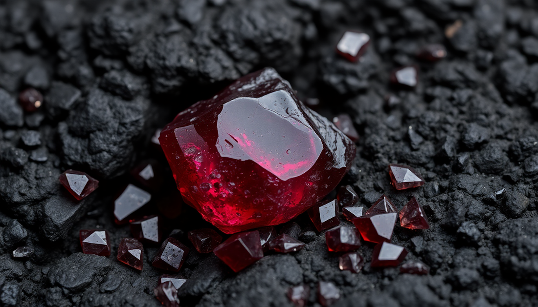 Uncovering the Beauty of Rough Rhodolite Garnet