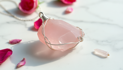 Embrace the Beauty of Raw Rose Quartz Jewelry