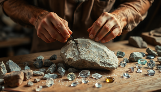 Cutting Rough Stones: The Art of Transforming Big Pieces into Small Gems