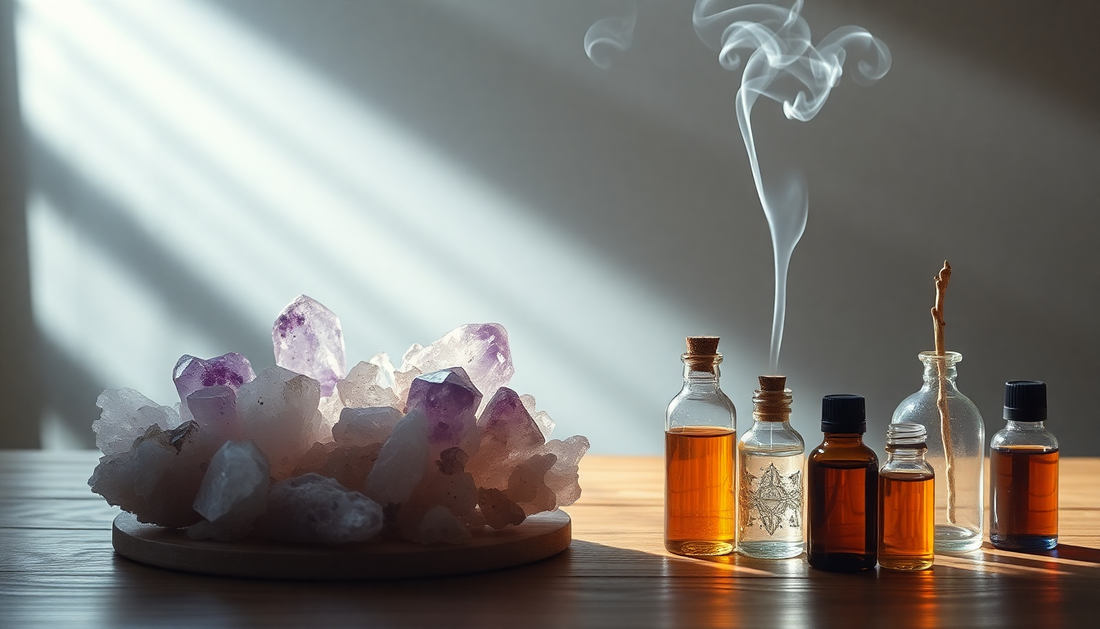 Combining Gemstones, Elixirs, and Essential Oils for Clarity and Focus