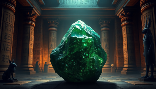 Unveiling the Mystical Bond: Rough Tourmaline and the Egyptian Gods