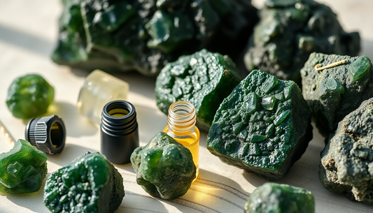 Unlocking the Synergistic Power of Rough Tourmaline and Essential Oils