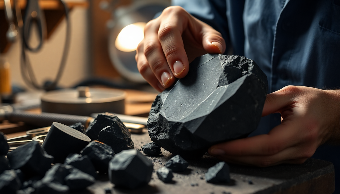 Mastering the Art of Cutting Black Rough Diamonds: A Gemstone Cutter's Perspective