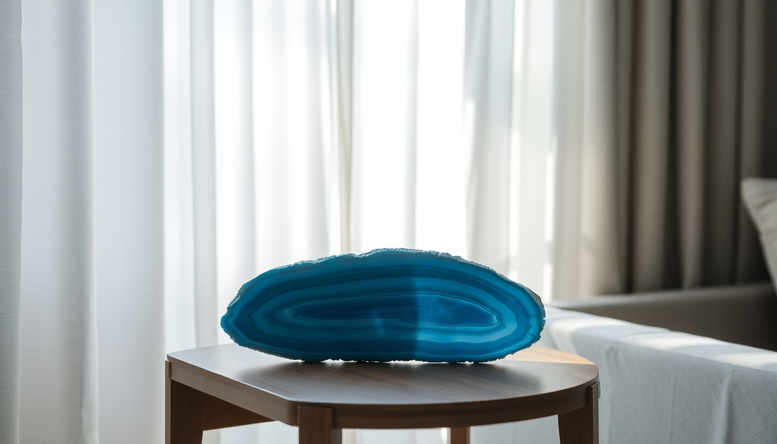 Unlock the Calming Power of Blue Agate: Where to Place It in Your Home