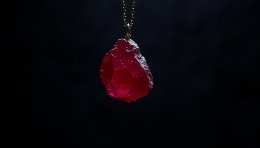 Unleash the Power of Rough Ruby: A Pendant's Perfect Companion