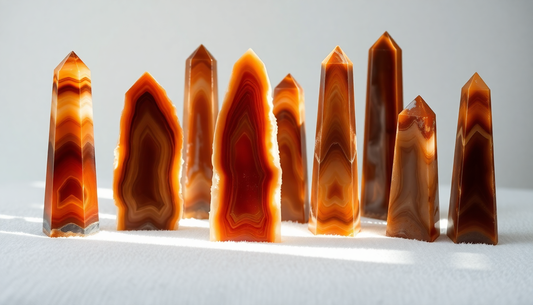 Elevate Your Space with the Captivating Beauty of Brown Agate Towers