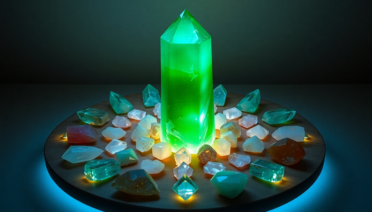 Is a Green Fluorite Tower the Perfect Center for Your Gemstone Grid?