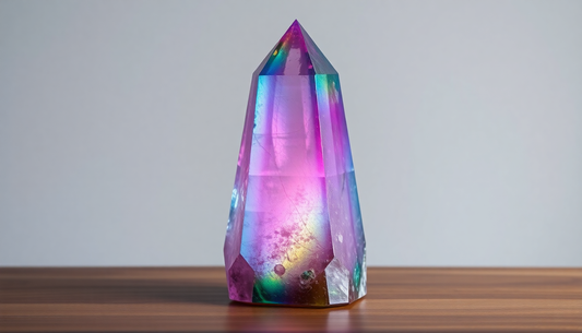 Elevate Your Space with the Captivating Fluorite Tower: A Natural Masterpiece