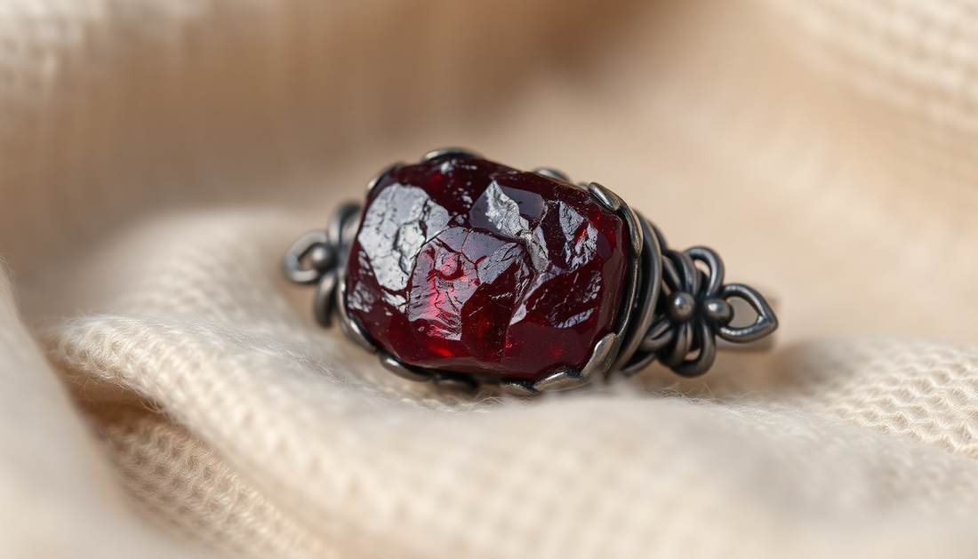 Unleash the Power of Rough Garnet in Your Jewelry