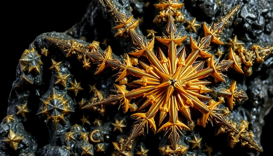 The Captivating Luster of Astrophyllite: Greasy, Pearly, and Sub-Metallic