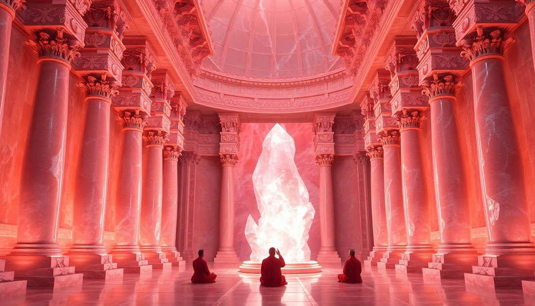 The Harmonious Power of Rose Quartz in Sacred Temples