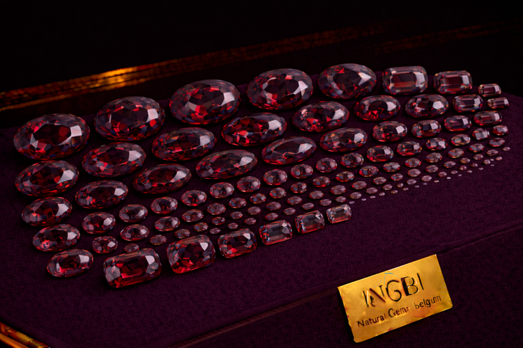 Faceted Almandine Garnet