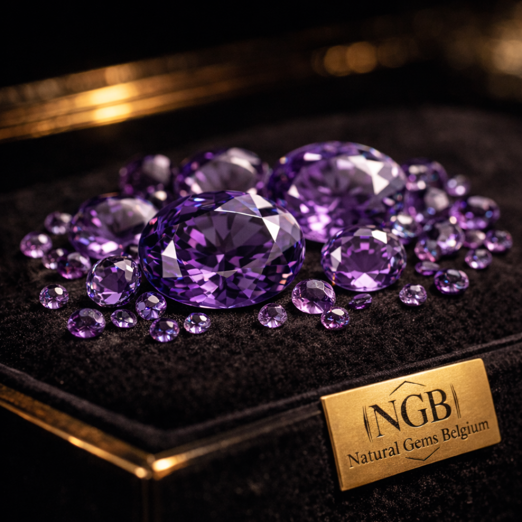 Natural Amethyst Gemstones