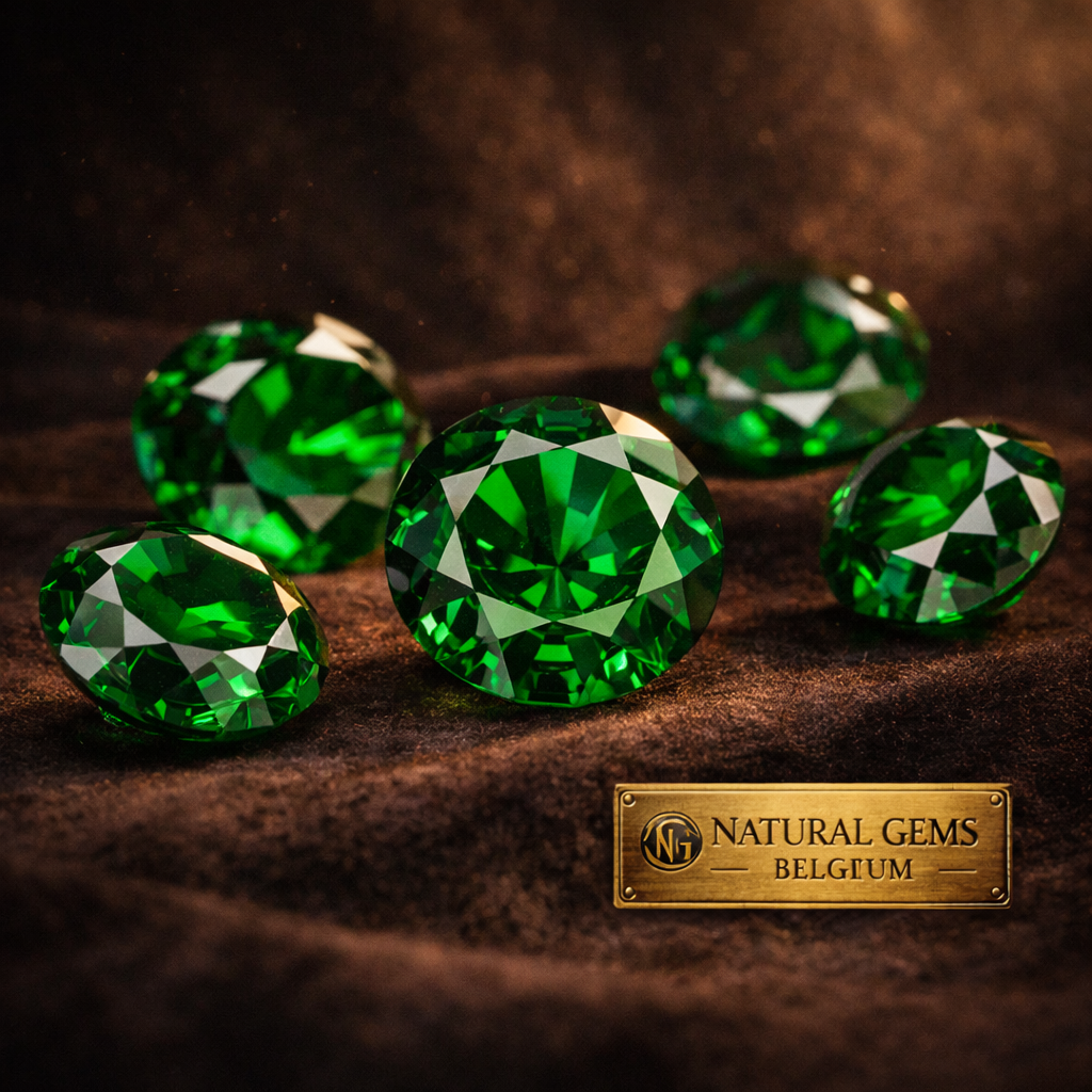 Faceted Diopside