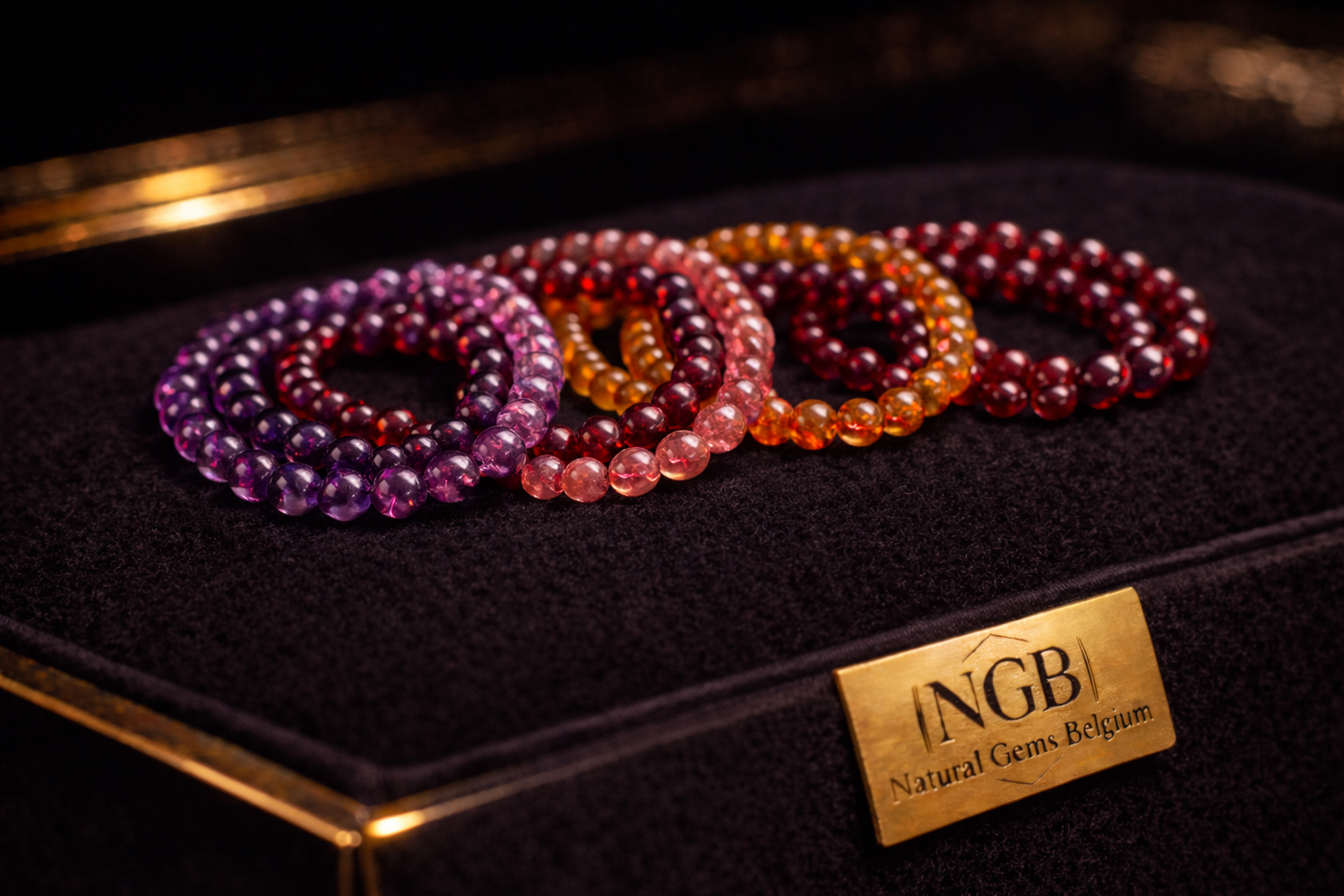 Gemstone Bead Bracelets