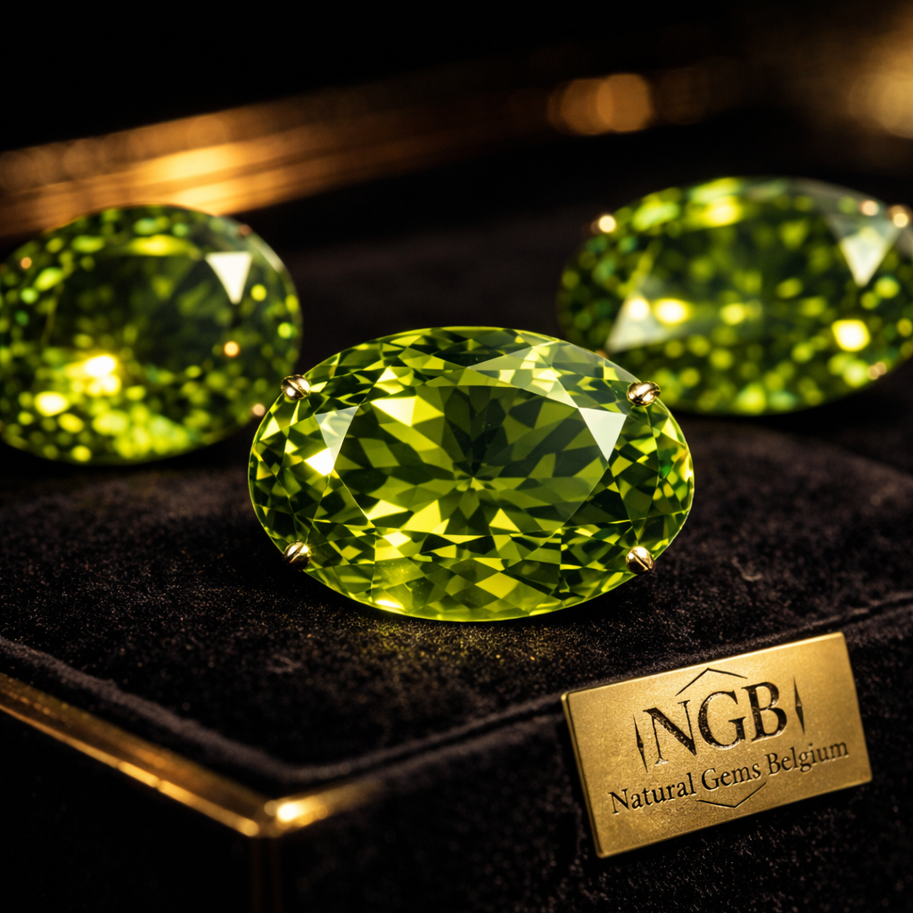 Faceted Peridot