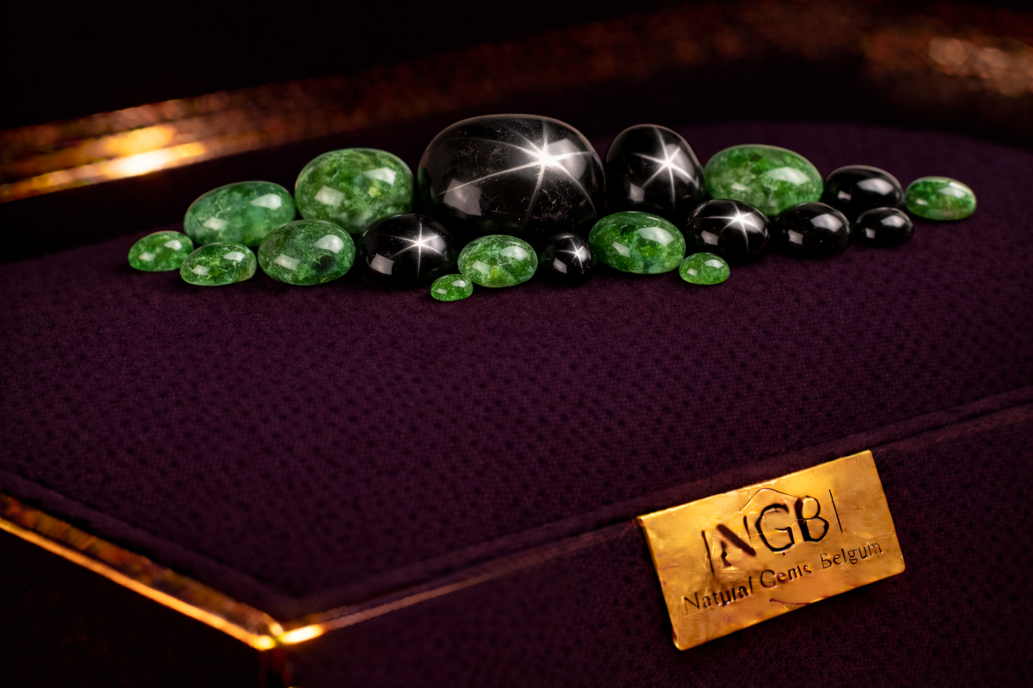 Diopside Cabochons (Including Star Diopside)