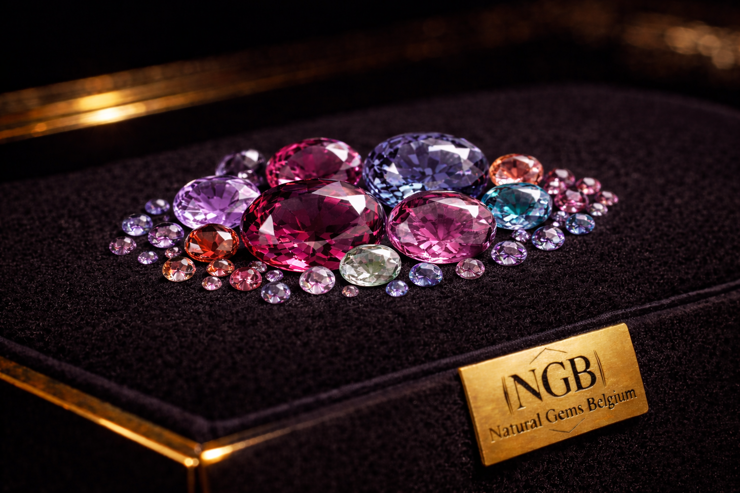 Faceted Color Spinel