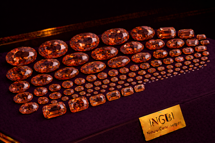 Faceted Hessonite Garnet