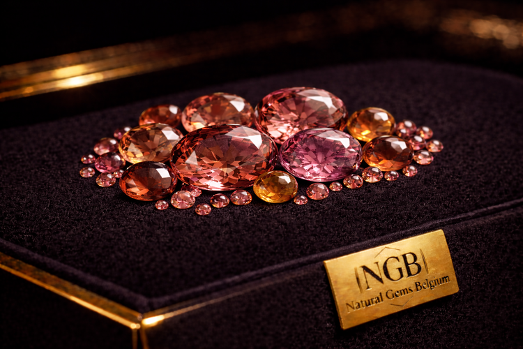 Faceted Malaya Garnet