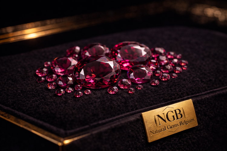 Faceted Rhodolite Garnet