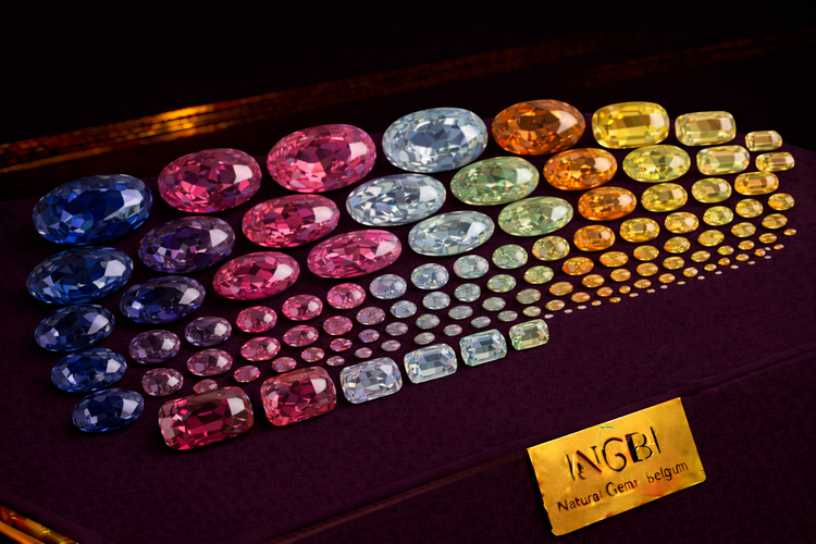 Faceted Sapphire Gemstones