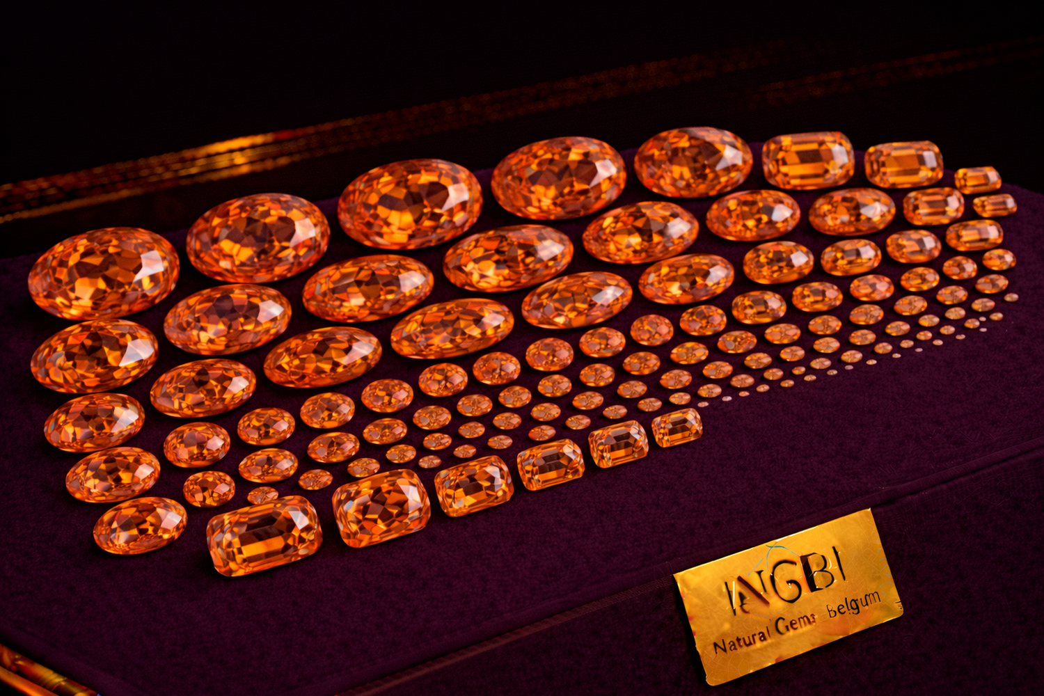 Faceted Spessartite Garnet