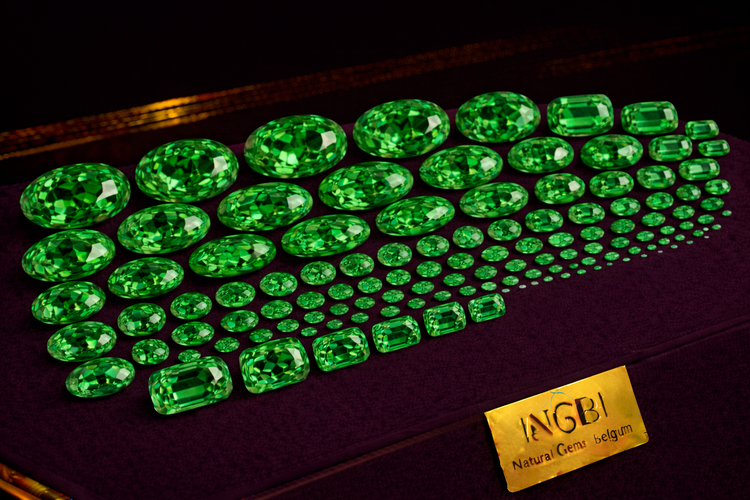 Faceted Tsavorite Garnet