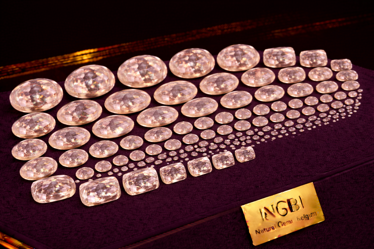 Faceted Morganite Gemstones