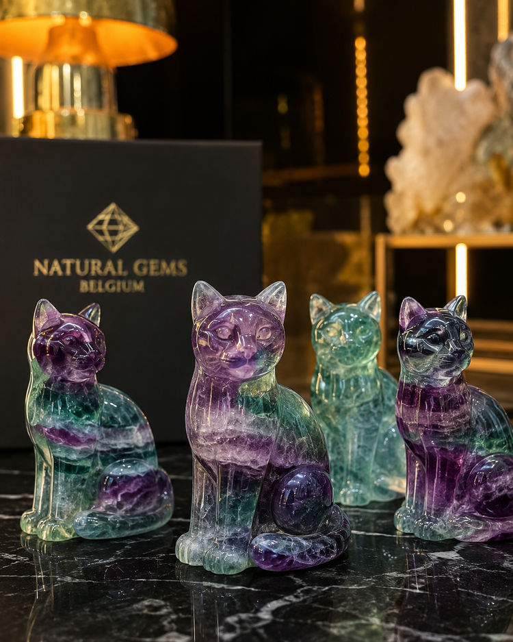 Hand Carved Fluorite Decor