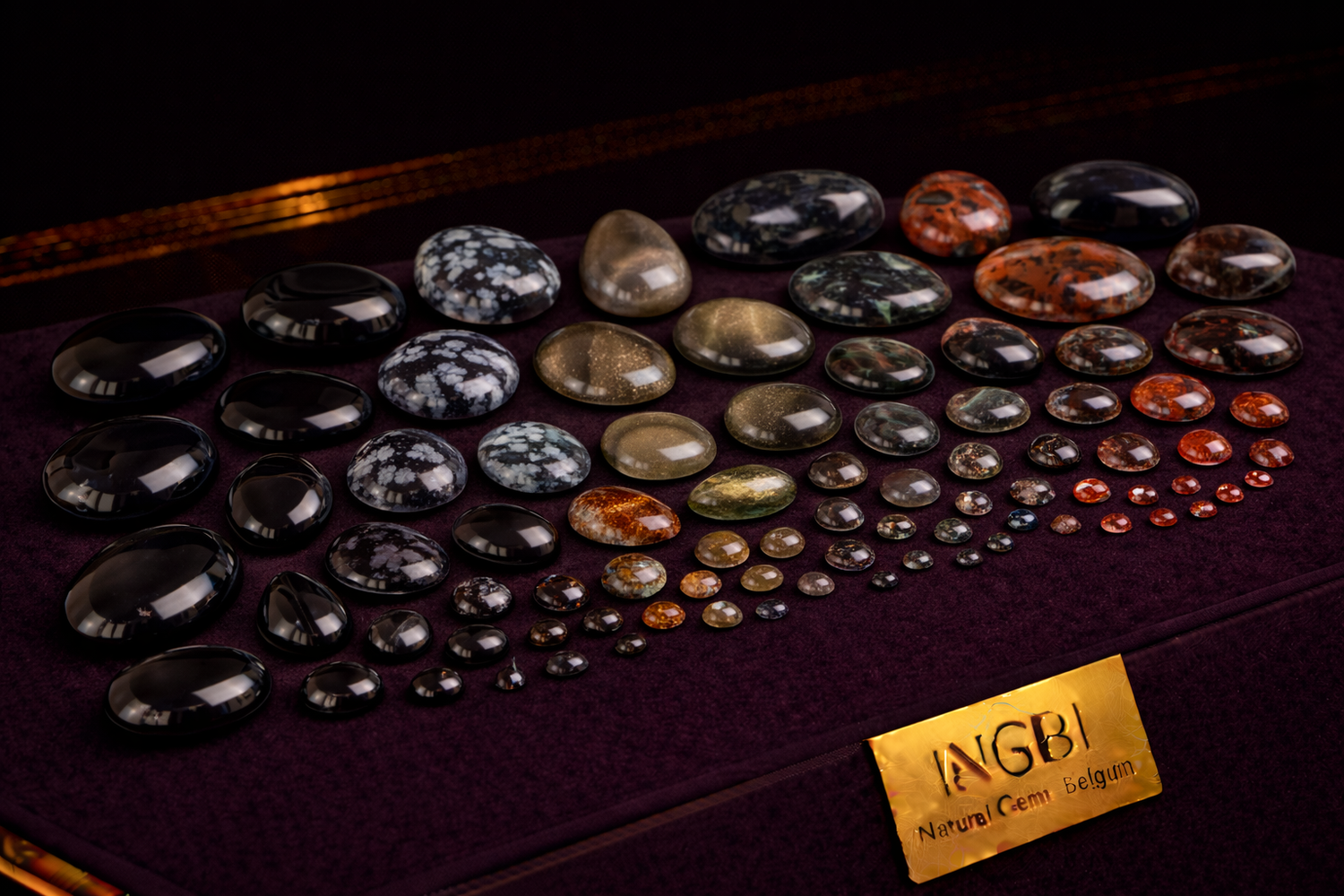 Obsidian Cabochons