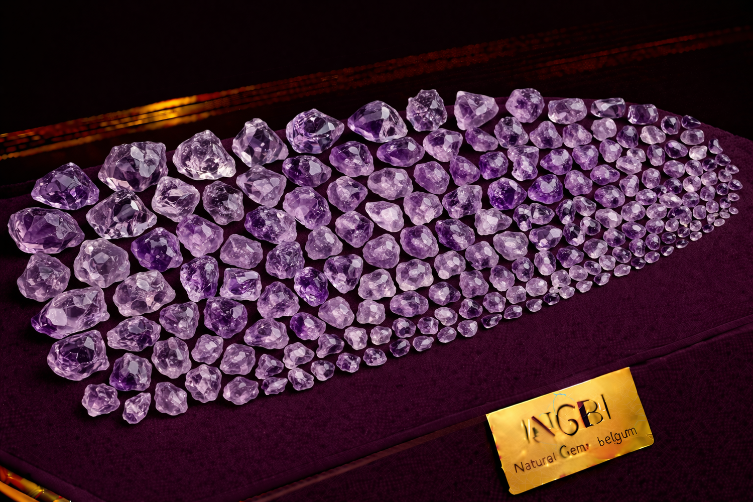Rough Amethyst for Faceting