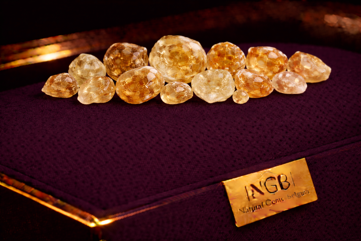 Rough Citrine Gemstones
