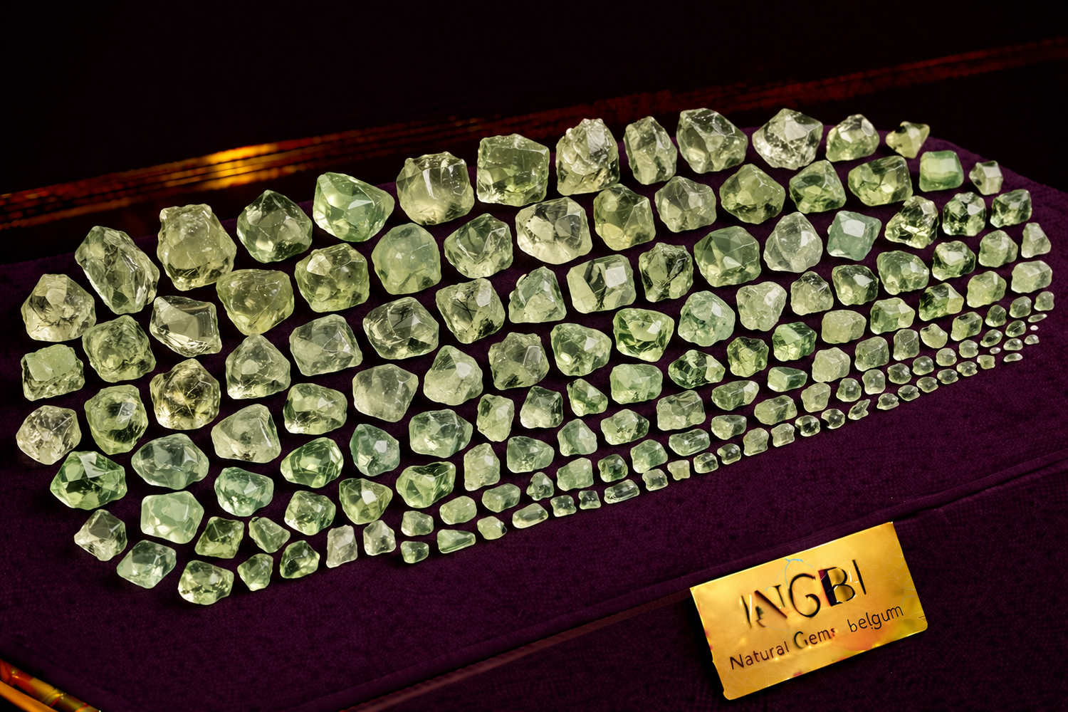 Rough Prehnite for Faceting