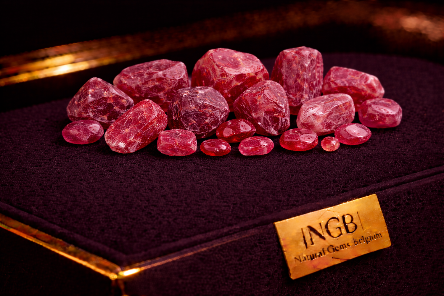 Rough Ruby Gemstones