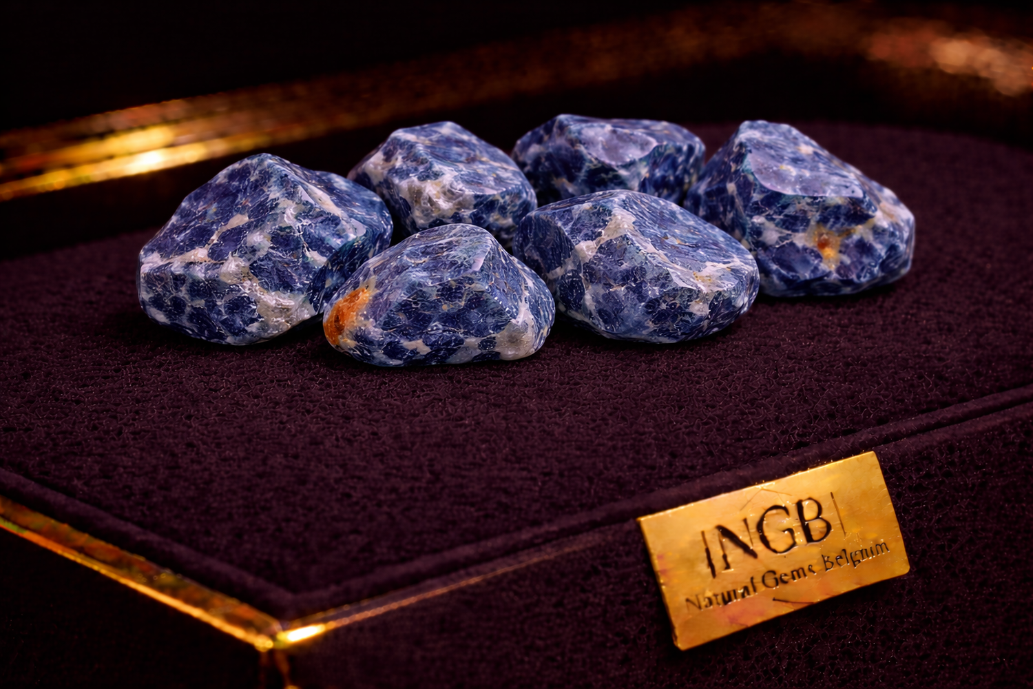 Natural Rough Sodalite – Raw Blue Stone Pieces