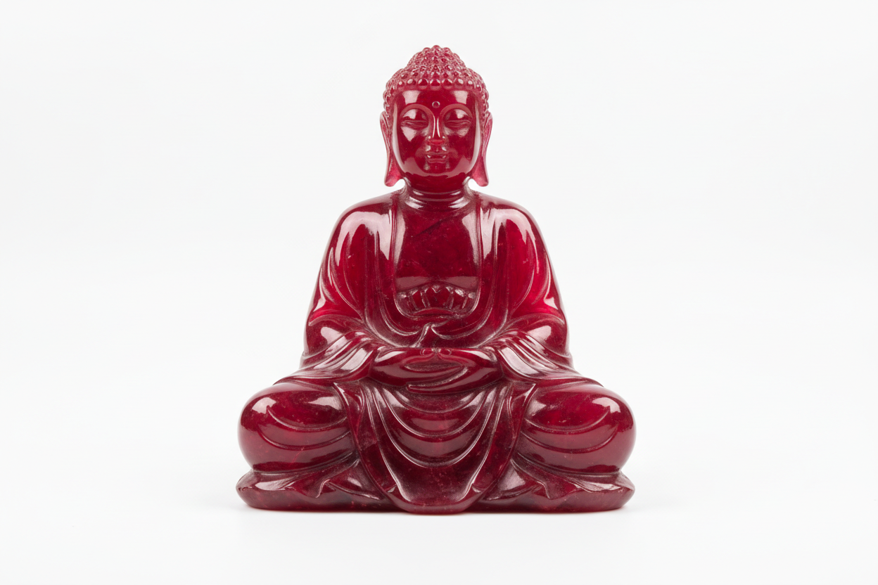 Handcarved Ruby For Decoration